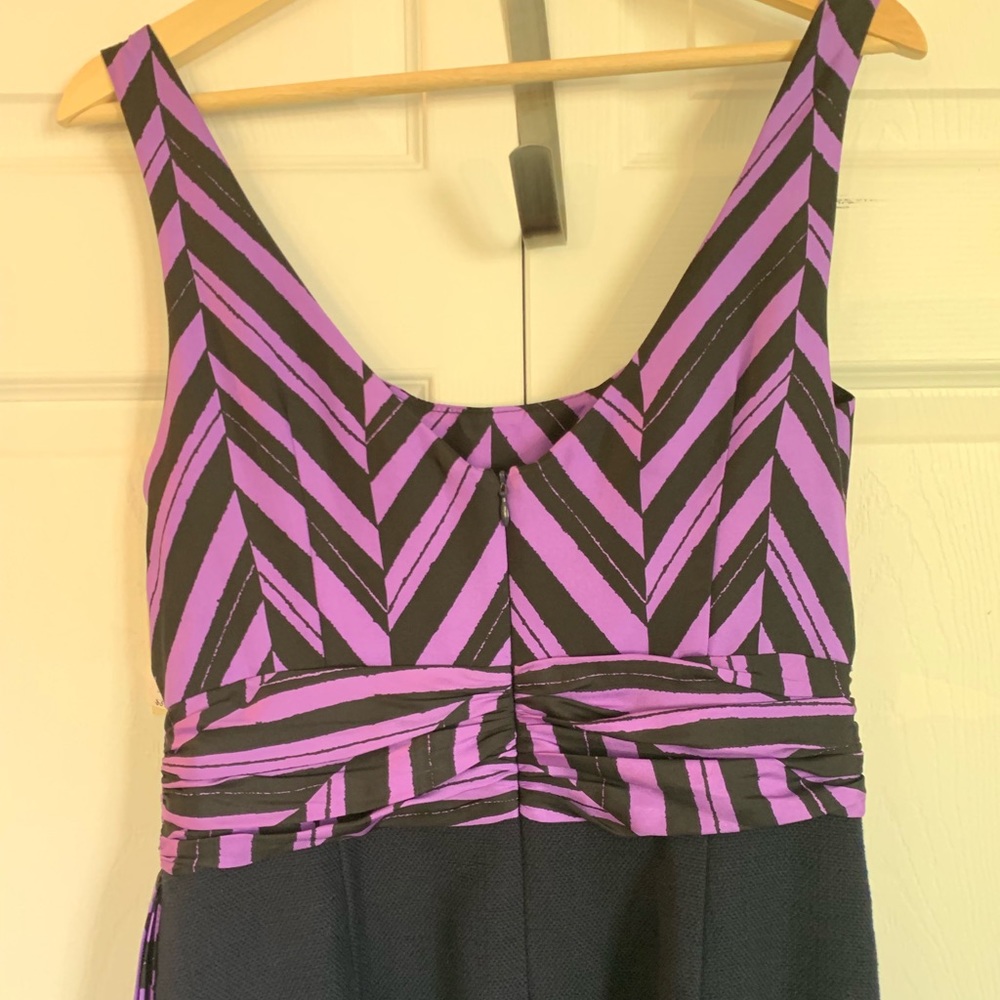 Milly Marcela Silk Combo Dress NWT 6 - Picture 4 of 7